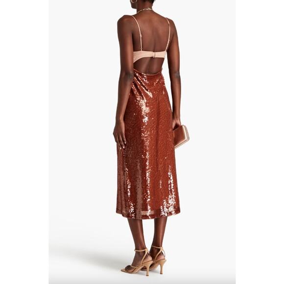 A.L.C. Gisele Sequin Midaxi Empire Dress - Picture 6 of 16